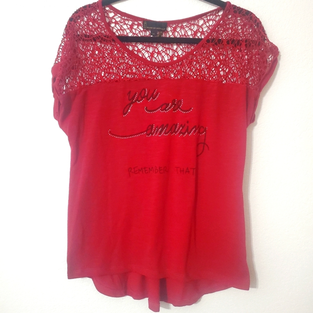Red Tee- You are Amazing!